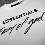 Fog Essentials T Shirts Spring Summer FOG Letter Crew Neck Short Sleeves