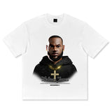 Star T-shirt James 3-ball Curry Booker Morant Oubre American