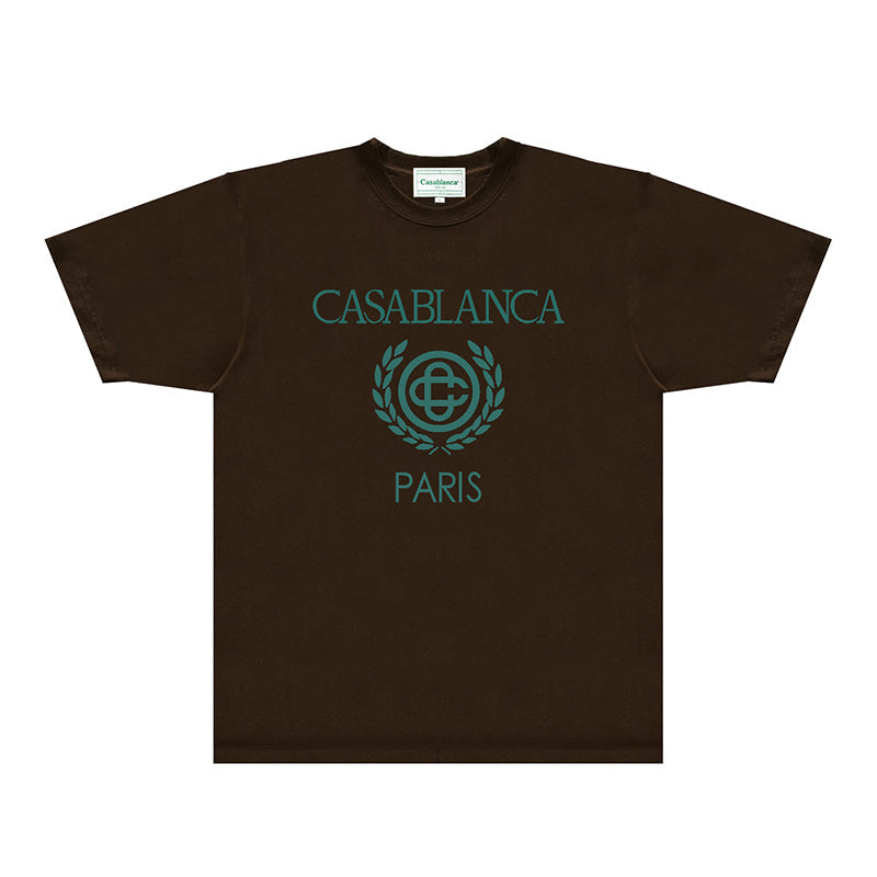 Casablanca T Shirts Fashion Print Street