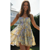 Women Dress Vacation Style Sexy Sling Dress
