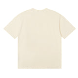 Rhude T Shirts Flag Badge Cotton Casual Short Sleeve Men and Women