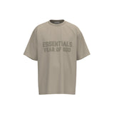 Fog Essentials T shirt Flocking Logo Loose T shirt