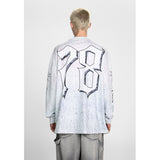 Men Long Sleeve Shirt Saint Michael Loose Long Sleeve Shirt