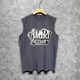 Amiri tank top stereo hollywood printing