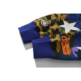 Bathing Ape Hoodie Shark Head Star Camo Sweater