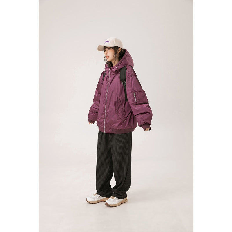 Unisex Coat Bomber Jacket Winter Baseball Uniform