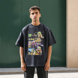 Mens Vintage T Shirt Short Sleeve T-Shirt Men's and Women's