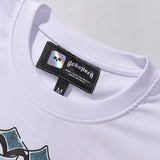 Godspeed T Shirts Astronaut Robot Printed Cotton Casual Short Sleeve Men and Women