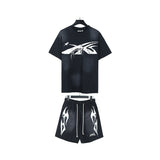 Hellstar T-Shirt And Shorts Two-Piece Set