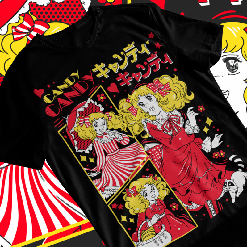 Candy Candy T-shirt,shojo,riyoko ikedarose of versailles