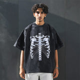 Mens Vintage T Shirt Old Short Sleeve T-Shirt Men