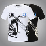 Dsq2 T Shirt Casual Sports Printed Short Sleeve Summer Men