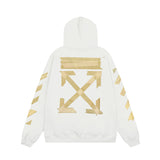 OFF WHITE Hoodie Trendy Street Style Personalized Cotton