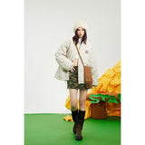 Unisex Coat Winter Couple Lightweight Cotton-Padded Jacket