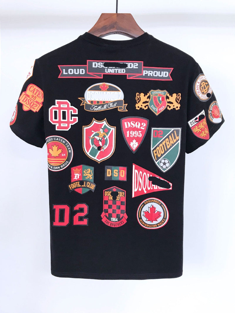 Dsq2 T Shirt Casual Sports Printed Short Sleeve Summer Men