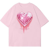 KIEKIECOO Oversized Graphic Tees for Women Cute