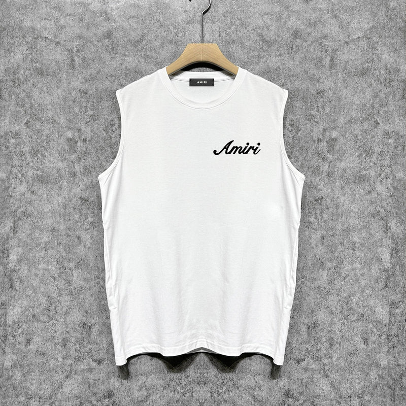 Amiri tank top new font printing