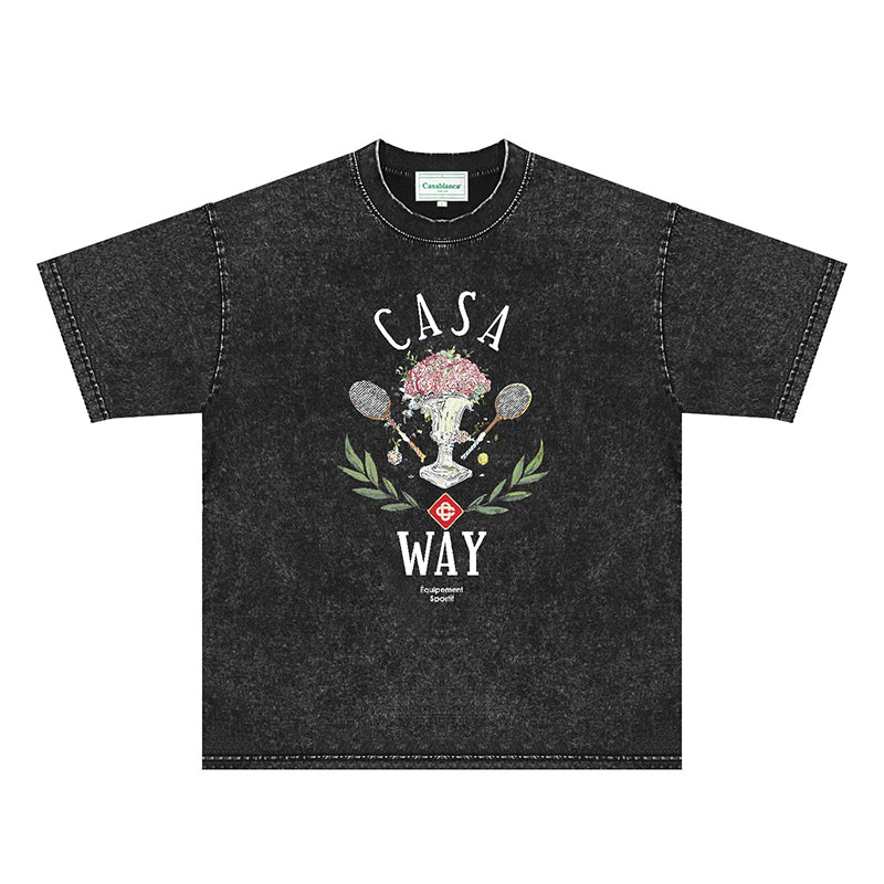 Casablanca Distressed T-Shirt