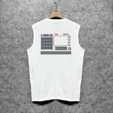 Amiri tank top tv channel printing
