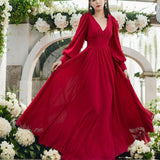 Bridesmaid Dresses Autumn Women's Dresses Long Dresses