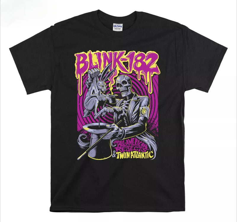 Blink-182 Rock Band Poster T-shirt Men Women Unisex