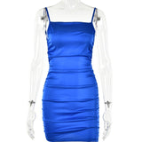 Women Dress Sexy Hot Girl Pleated Temperament