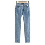 Women Jeans Slimming Stretch Flared Pants