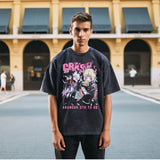 Mens Vintage T Shirt Short Sleeve T-Shirt Men's and Women's