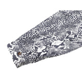 GUILTYPARTIES TIGER Shirts 21AW Classic Snake Print Long Sleeve Shirt