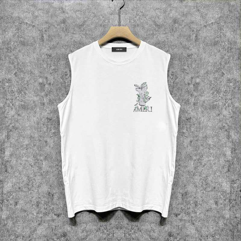 Amiri tank top angel printing