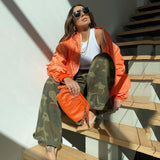 Women Cotton Coat Baseball Uniform Cotton