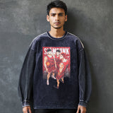 Mens Vintage Long Sleeve Shirt