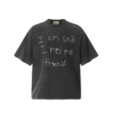 Unisex T-Shirts Vintage GALLERY DEPT Loose T-Shirts