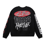 Hellstar Sweatshirt Autumn and Winter Smiley Kirin Arm Print