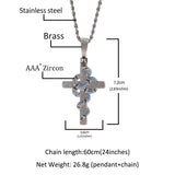 Jewelry Colored Serpentine Cross Pendant Vintage Crosses Spectrum