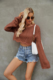 Women Pullover Sweater Fashion Short Knitted Sweater