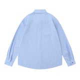 Men Long Sleeved T Shirt Embroidered Long Sleeve Shirt Boys All-Matching Casual Ruffle Handsome Loose Spring and Autumn