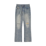 Men Jeans Hole Loose Leisure All-Matching