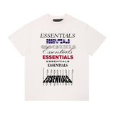 Fog Essentials T Shirts Spring/Summer FOG Letter Pattern Crew Neck Short Sleeves