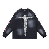 Hellstar long-sleeve T-shirt autumn, loose long-sleeve T-shirt