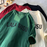 Men's T Shirt Summer Loose Cotton Heavy Weight