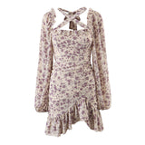 Women Dresses French Floral Dress