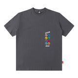 Men's T-Shirt Smiley Face Expression Pattern