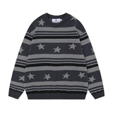Women Sweater Butterfly Print Knitted Top All-Match Sweater