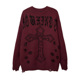 Women Sweater Retro Loose Sweater