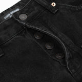Men Jeans Multi-Pocket Jeans Loose Cardigan with Buttons