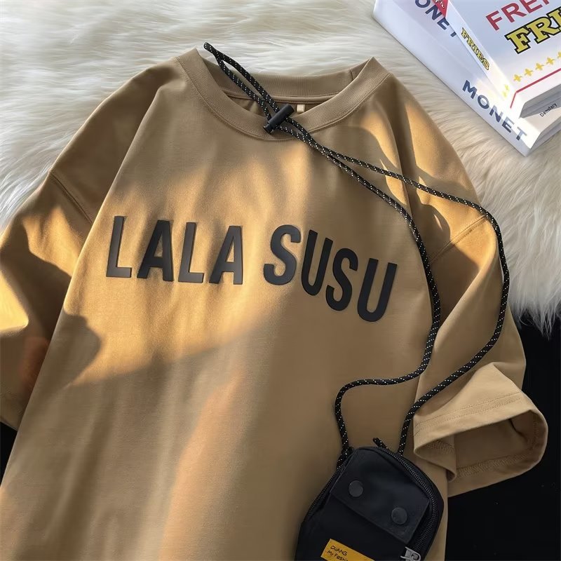 Men's T Shirt Summer Loose Cotton Heavy Weight