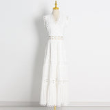 Bohemian Dress French Retro Hollow Dress