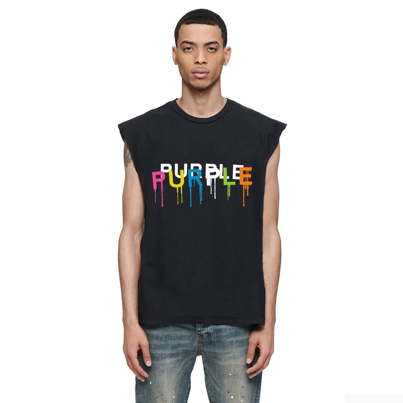 Purple Brand Tank T Shirts Sleeveless T-shirt Vest