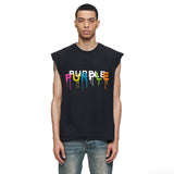Purple Brand Tank T Shirts Sleeveless T-shirt Vest